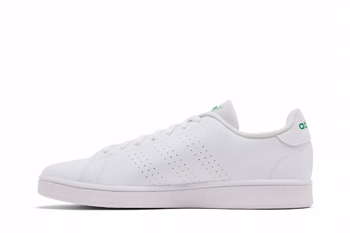 Adidas Advantage Base Court White Green, view 4