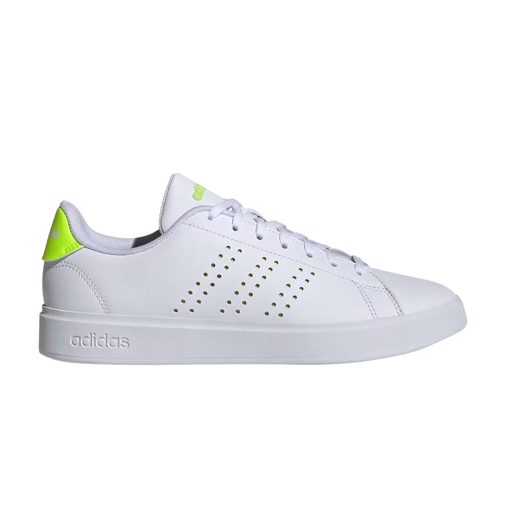 Adidas Women's Advantage 2.0 White Lucid Lemon