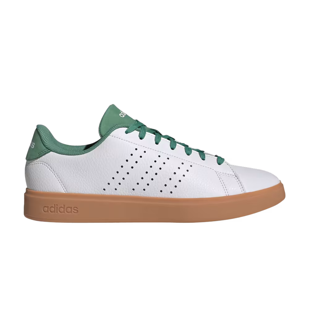Adidas Advantage 2.0 White Preloved Green Gum