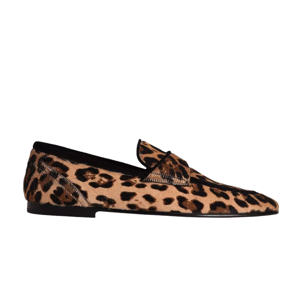 Dolce & Gabbana Pony Slipper Leopard