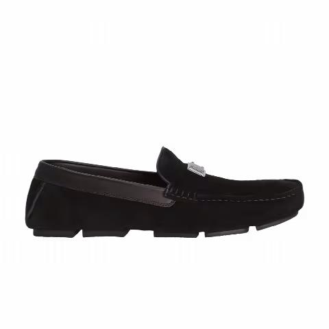 Dolce & Gabbana Split Calfskin Slipper 'Black'