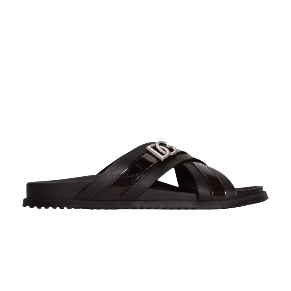 Dolce & Gabbana Cowhide Sandal Black