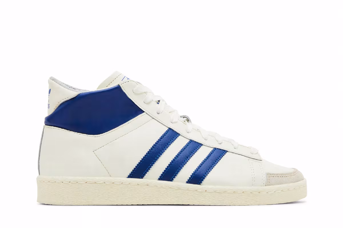 adidas Jabbar High Off White Collegiate Royal, view 2