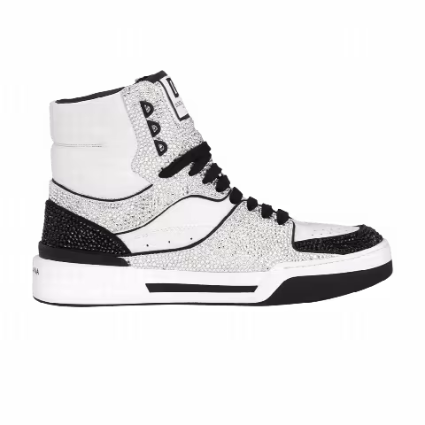 Dolce & Gabbana Roma High 'Off White Silver'