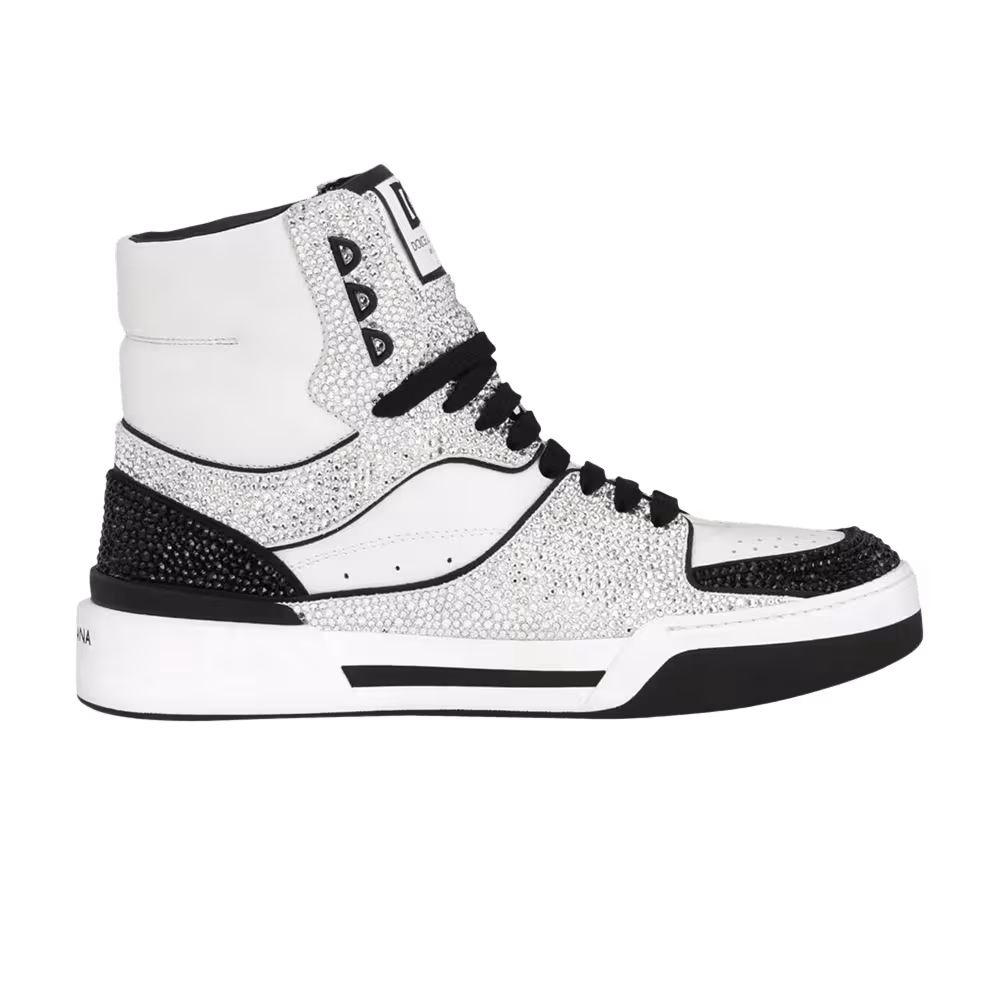 Dolce & Gabbana Roma High Off White Silver