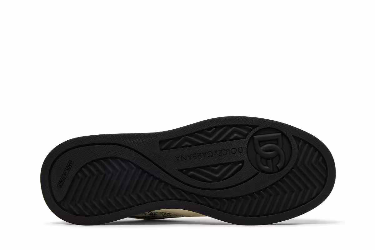 Dolce & Gabbana New Roma Low Allover Graffiti - White, view 5