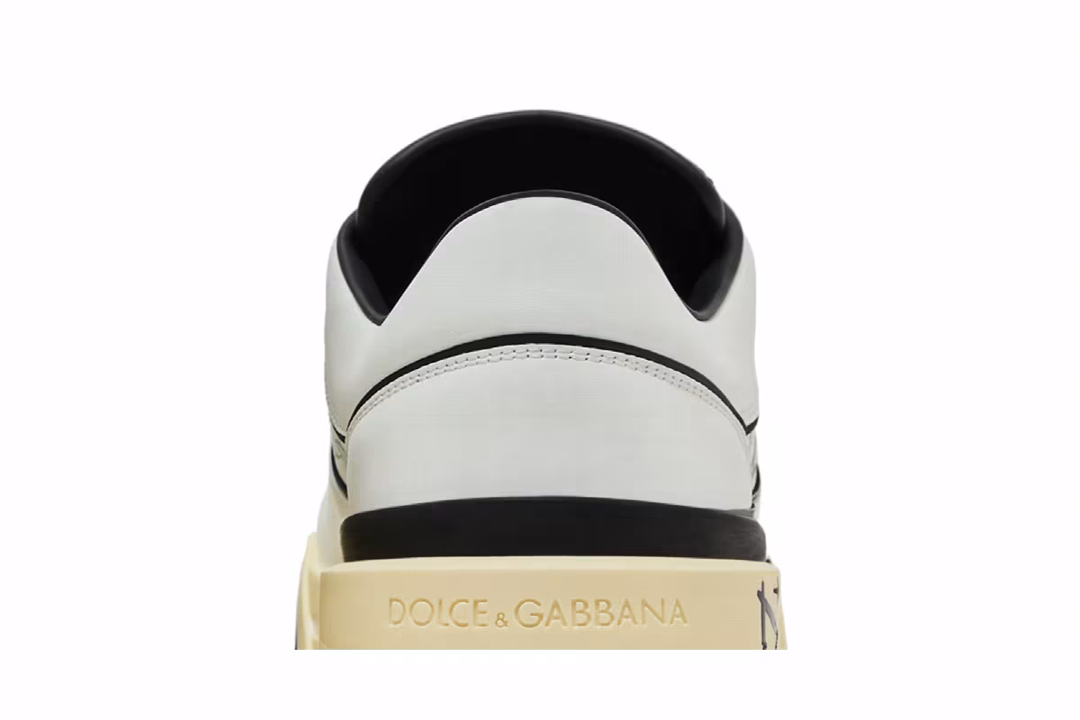 Dolce & Gabbana New Roma Low Allover Graffiti - White, view 8