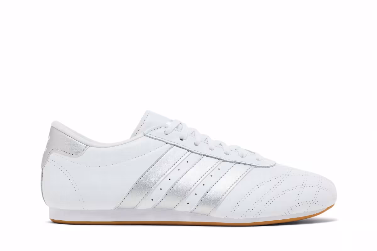 adidas Women's Taekwondo Lace White Silver Metallic Gum, view 2