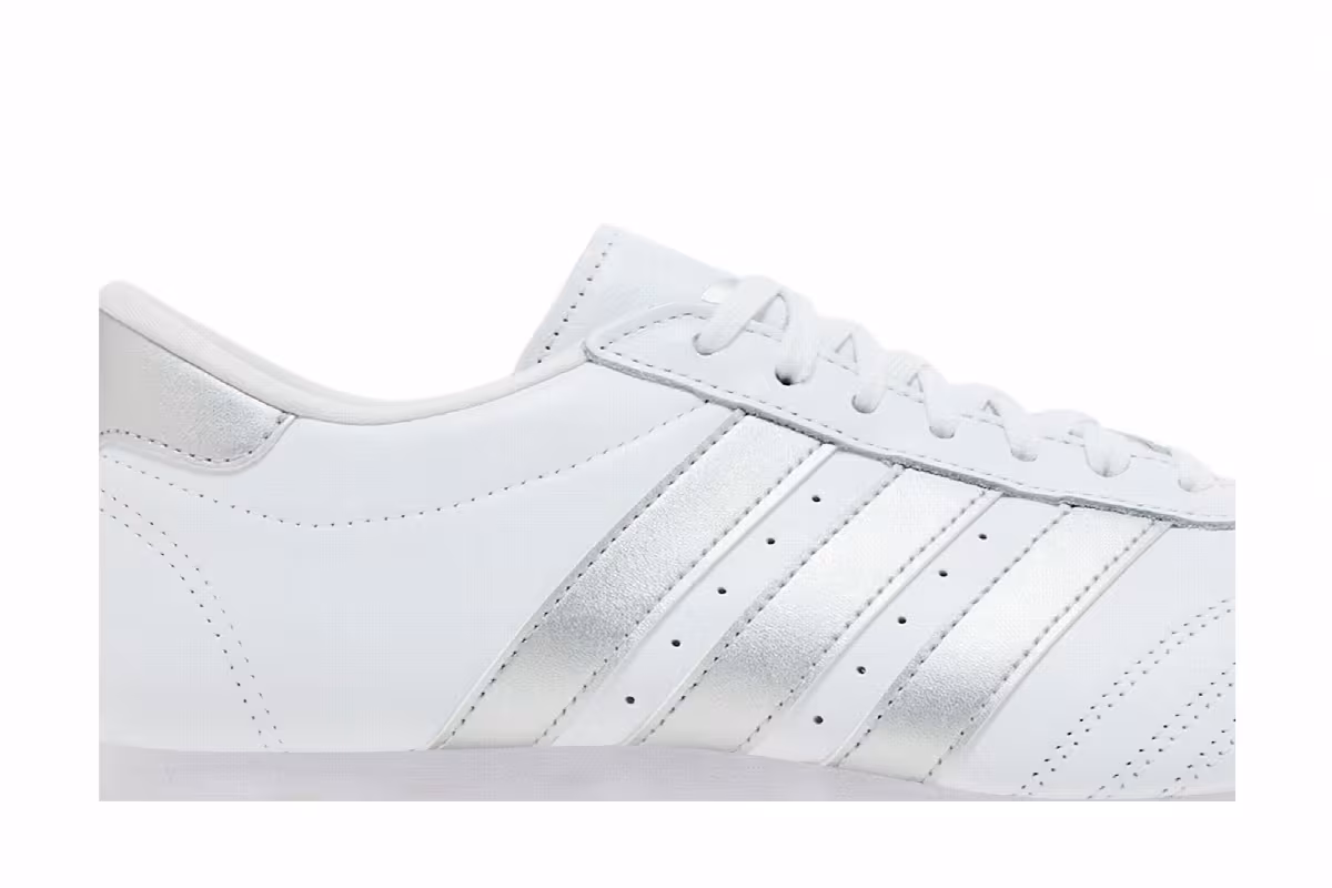 adidas Women's Taekwondo Lace White Silver Metallic Gum, view 3