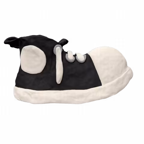Bravest Studios Clay Shoe 'Black White'