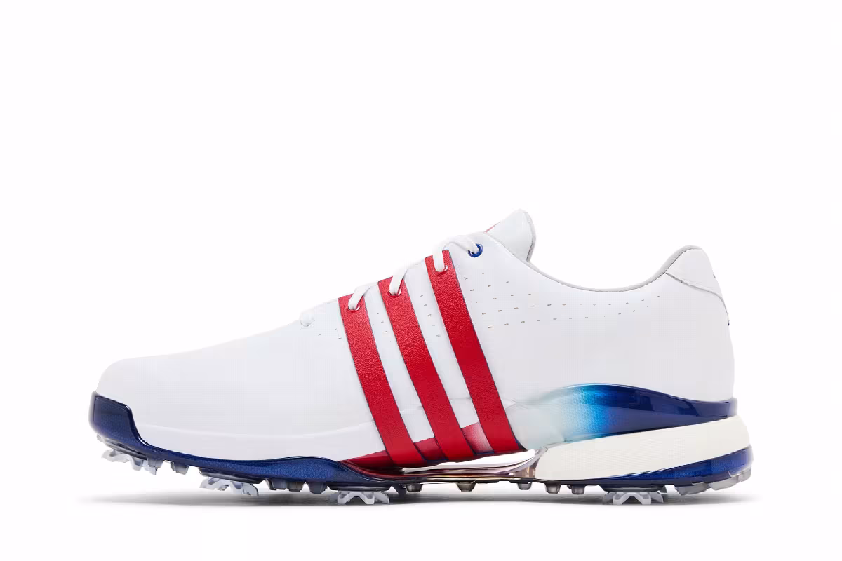 adidas Tour 360 24 Golf White Scarlet Royal, view 4