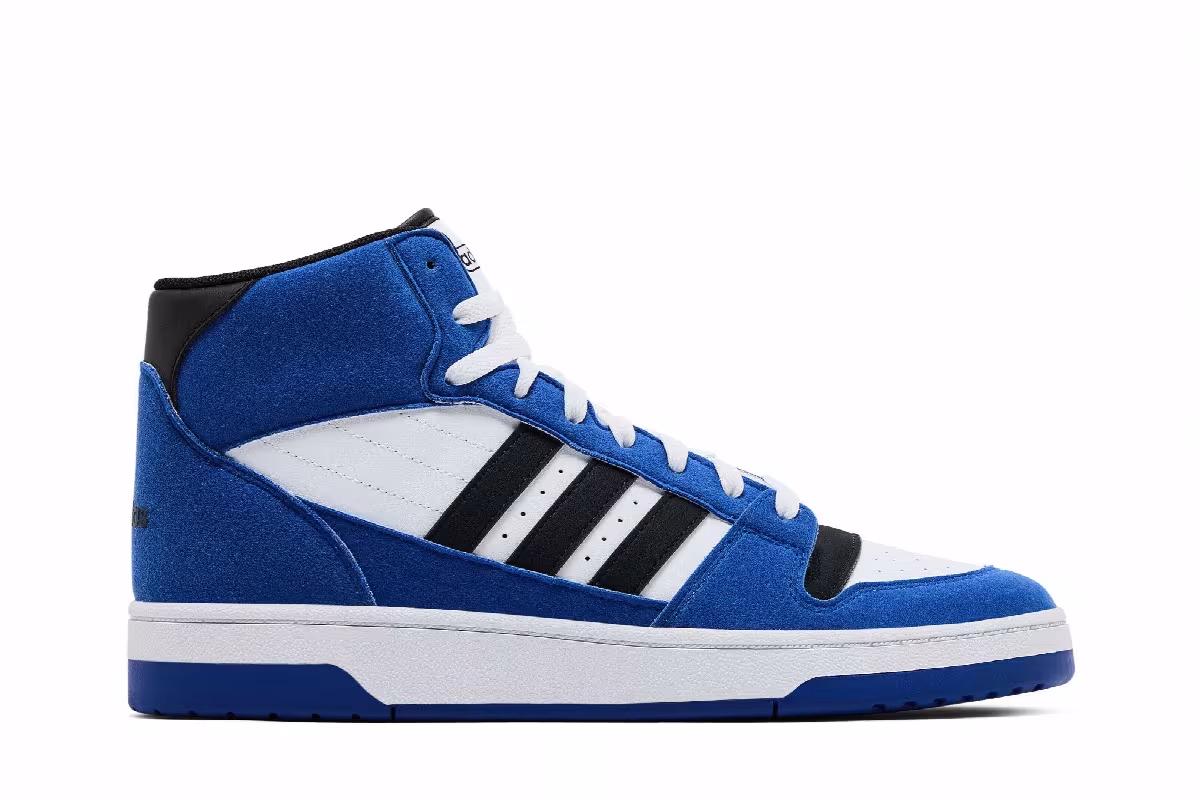 Adidas Break Start Mid Royal Blue Black, view 2