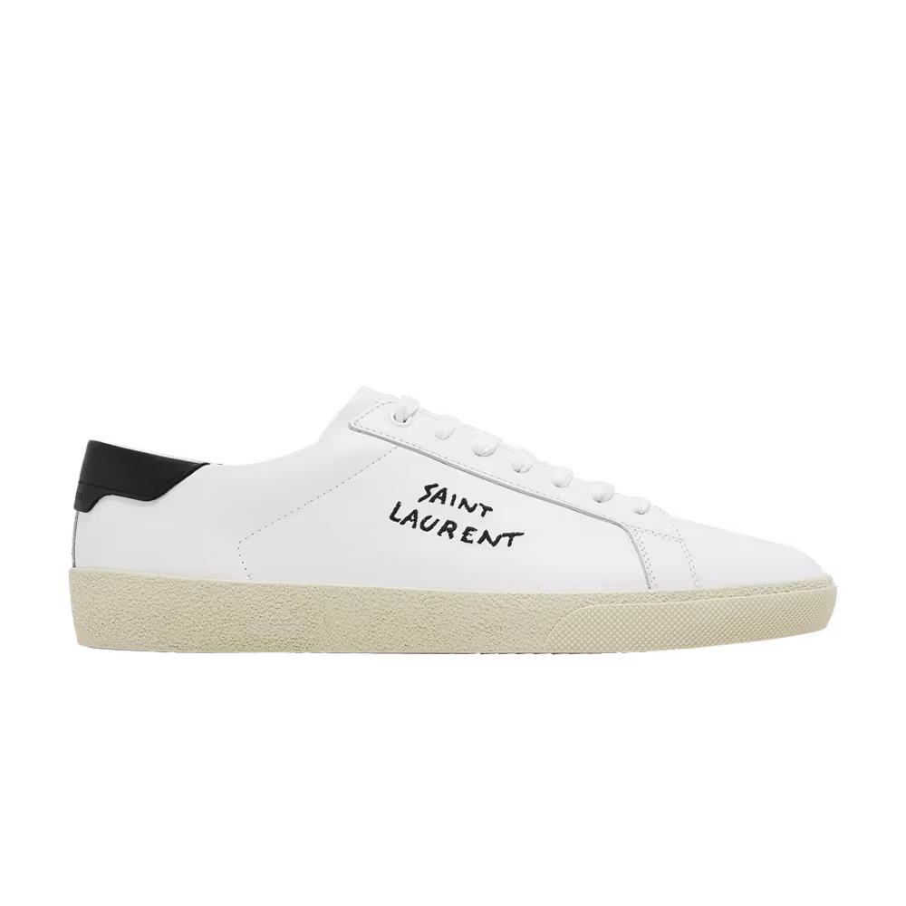 Saint Laurent SL-06 Court Leather White Black 2023