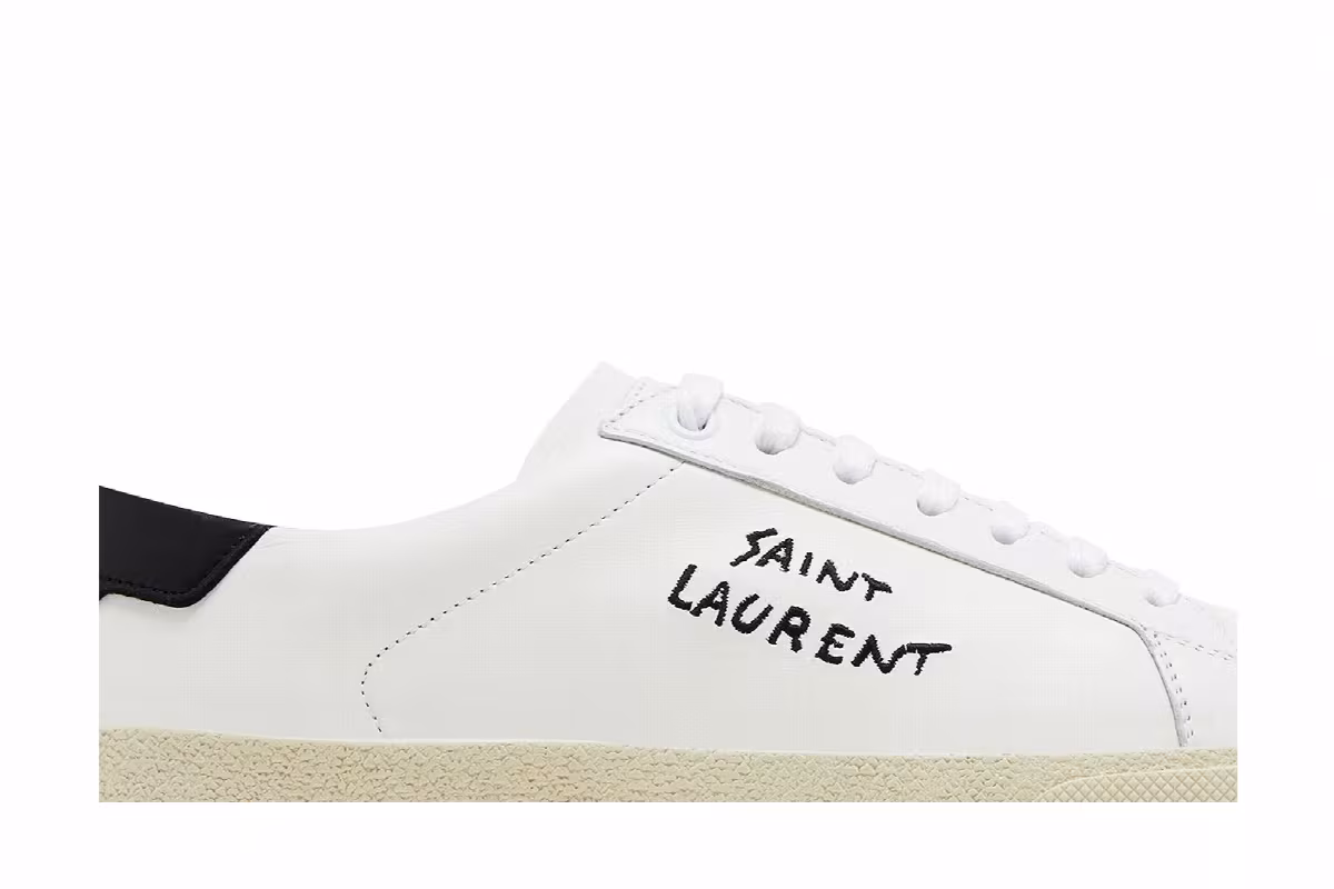 Saint Laurent Women's Court Classic SL/06 Low Optic White Black 2023, view 3