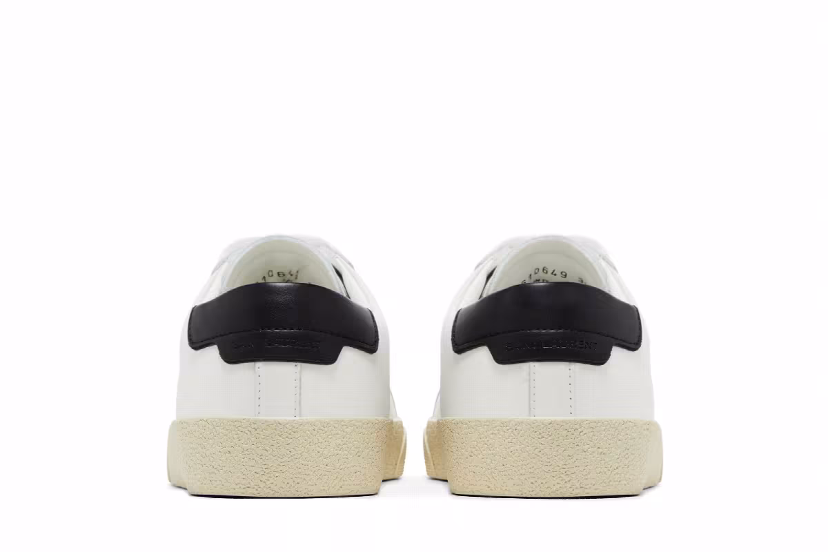 Saint Laurent Women's Court Classic SL/06 Low Optic White Black 2023, view 7