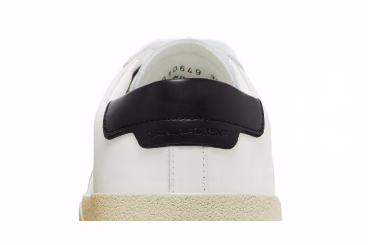 Saint Laurent Women's Court Classic SL/06 Low Optic White Black 2023, view 8