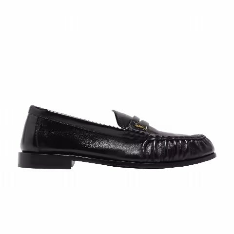 Saint Laurent Le Loafer Penny Slippers 'Black'