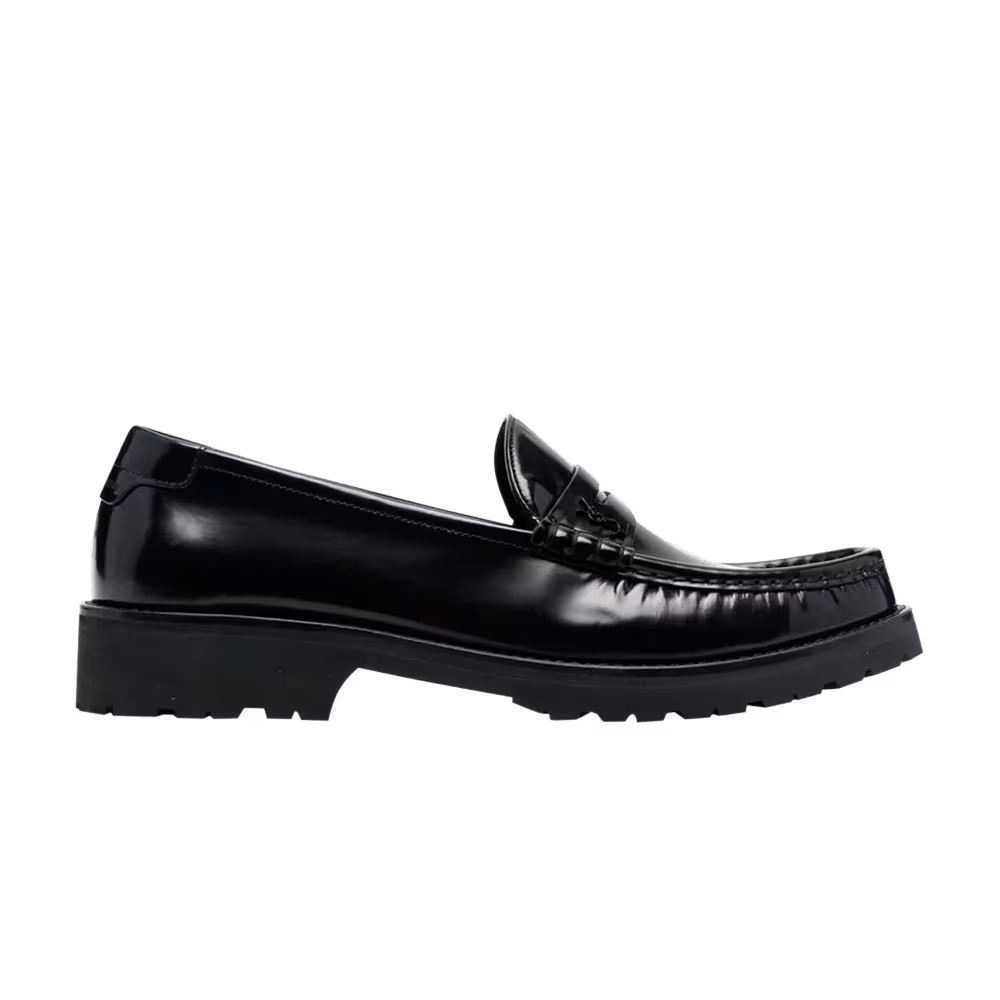 Saint Laurent Le Loafer Slip-On Flat Black