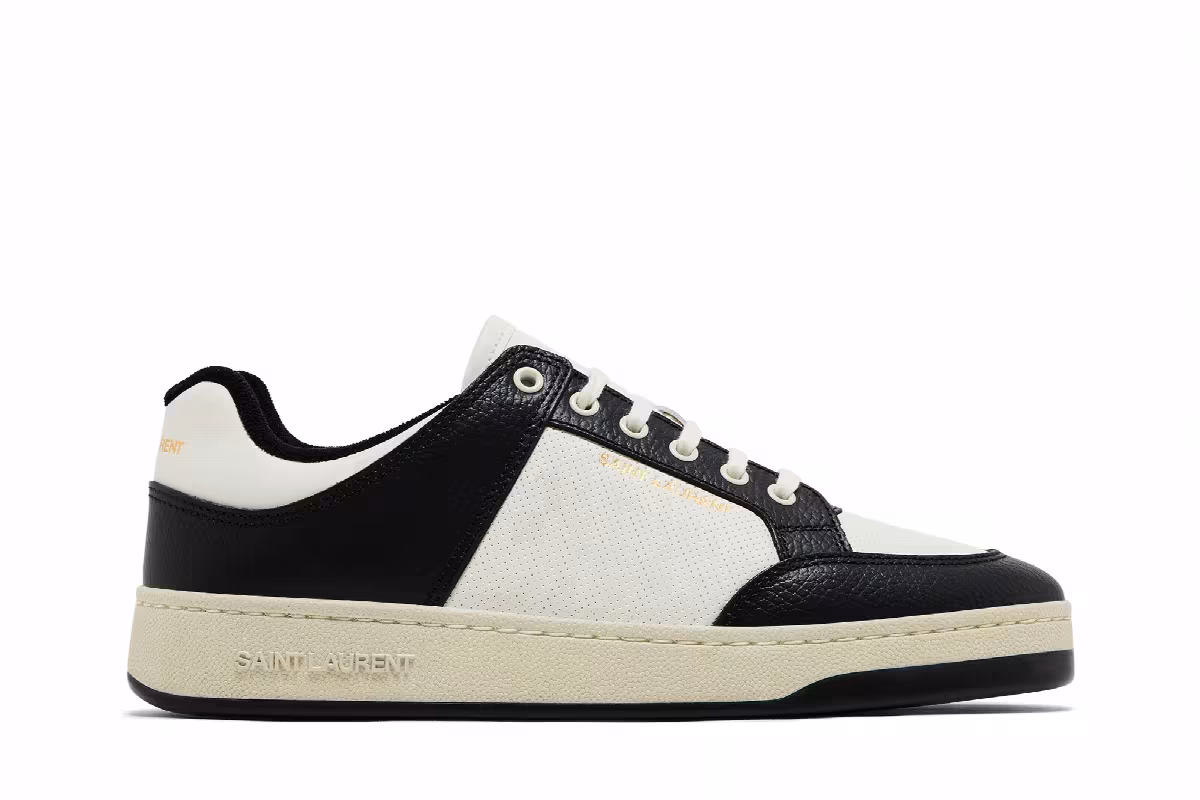 Saint Laurent SL-61 Low White Black, view 2