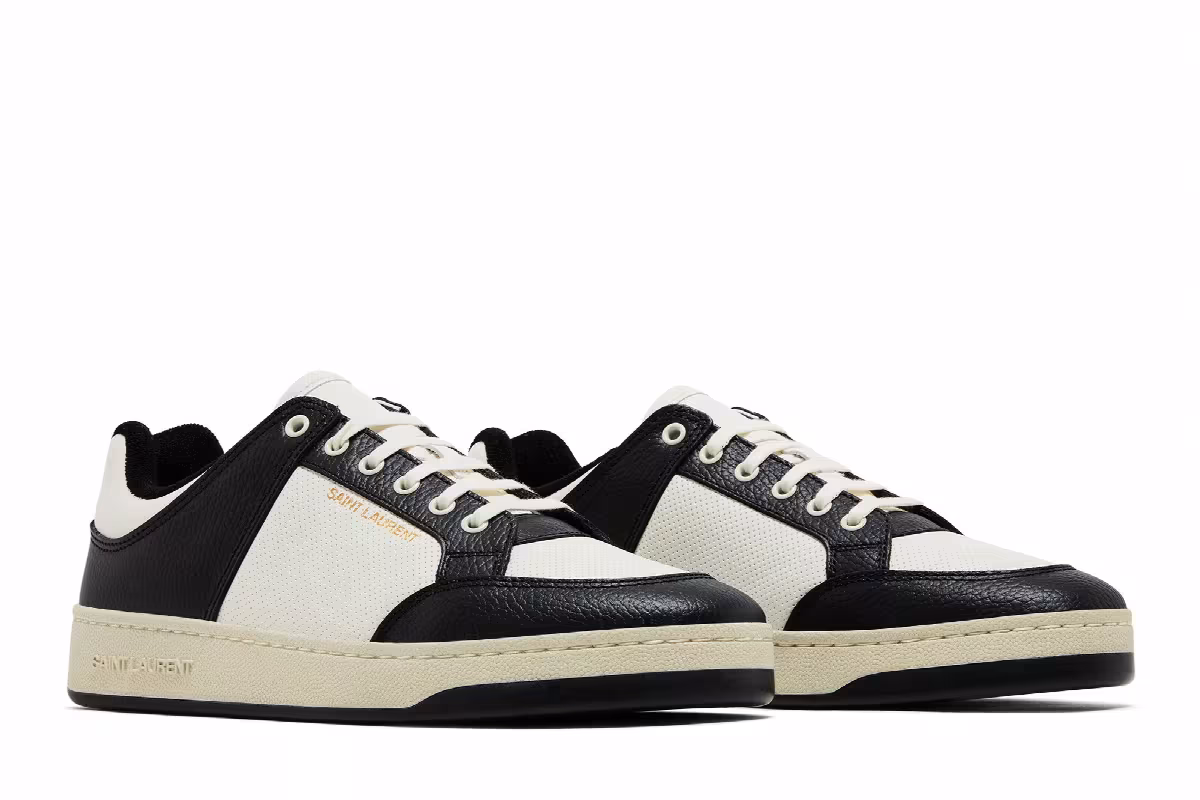 Saint Laurent SL-61 Low White Black, view 9
