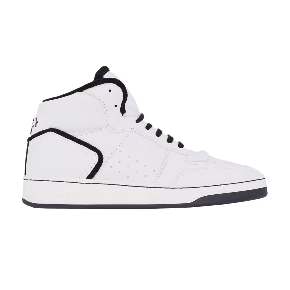 Saint Laurent Women's SL-80 Mid Optical White Black