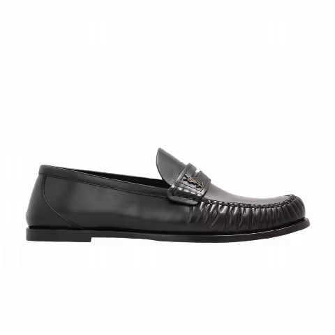 Saint Laurent Le Loafer Penny Slippers 'Black'