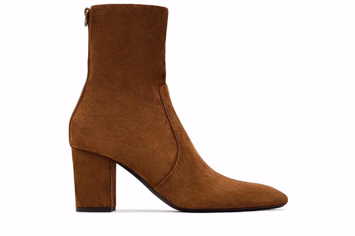 Saint Laurent Women's Betty Booties Land, view 2