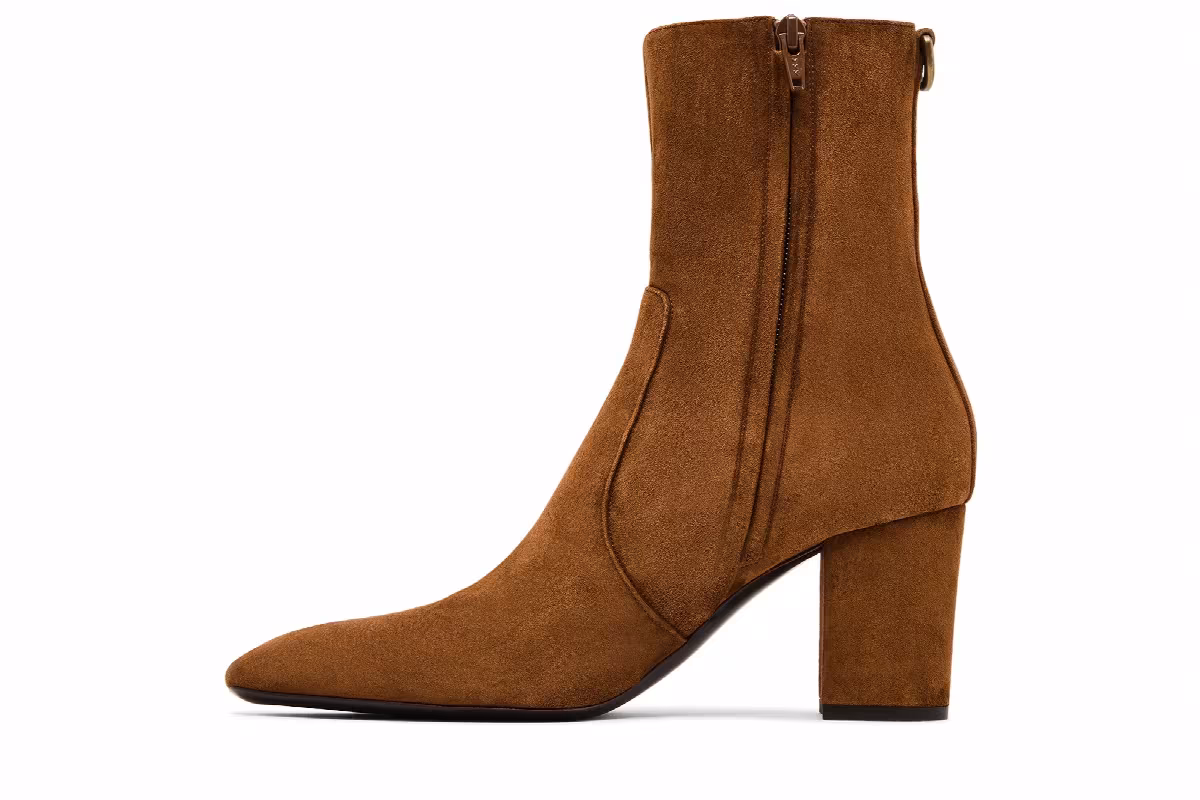 Saint Laurent Women's Betty Booties Land, view 4