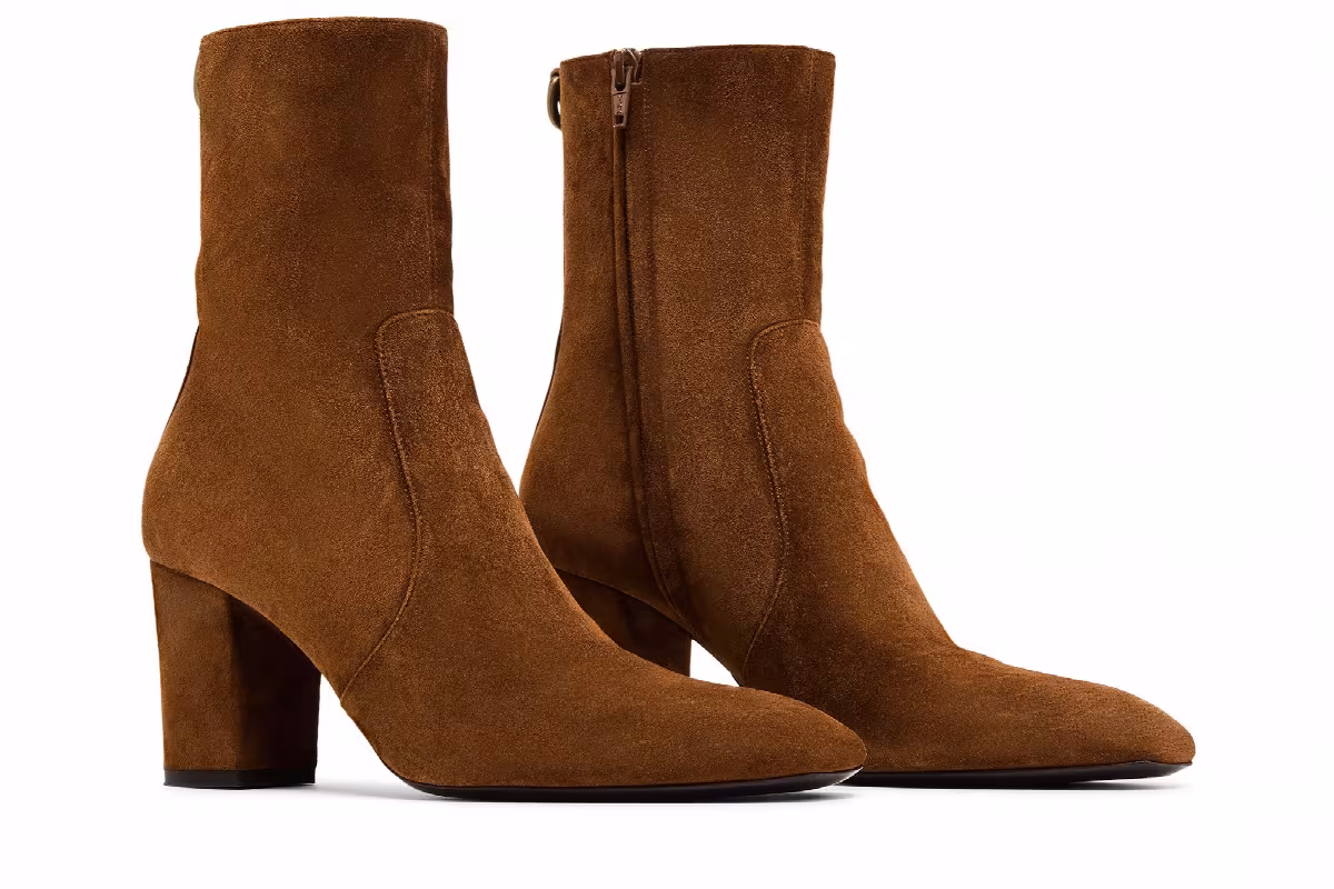 Saint Laurent Women's Betty Booties Land, view 9