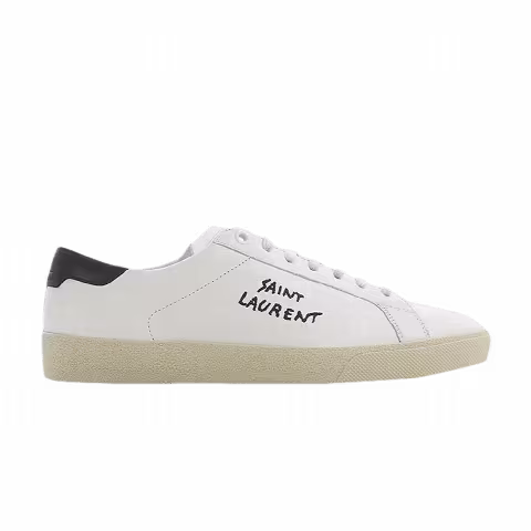 Saint Laurent SL-06 Court Leather 'White Black' 2020