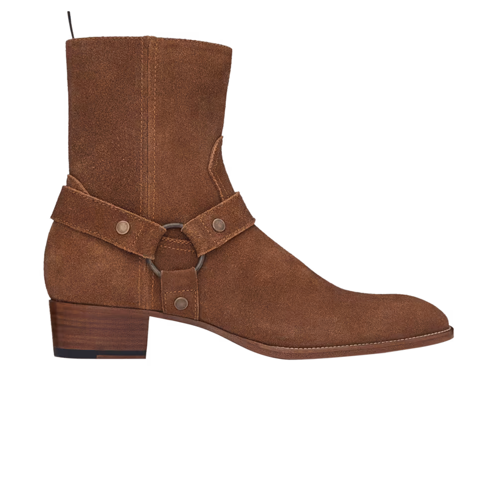 Saint Laurent Wyatt Harness Boot Nut