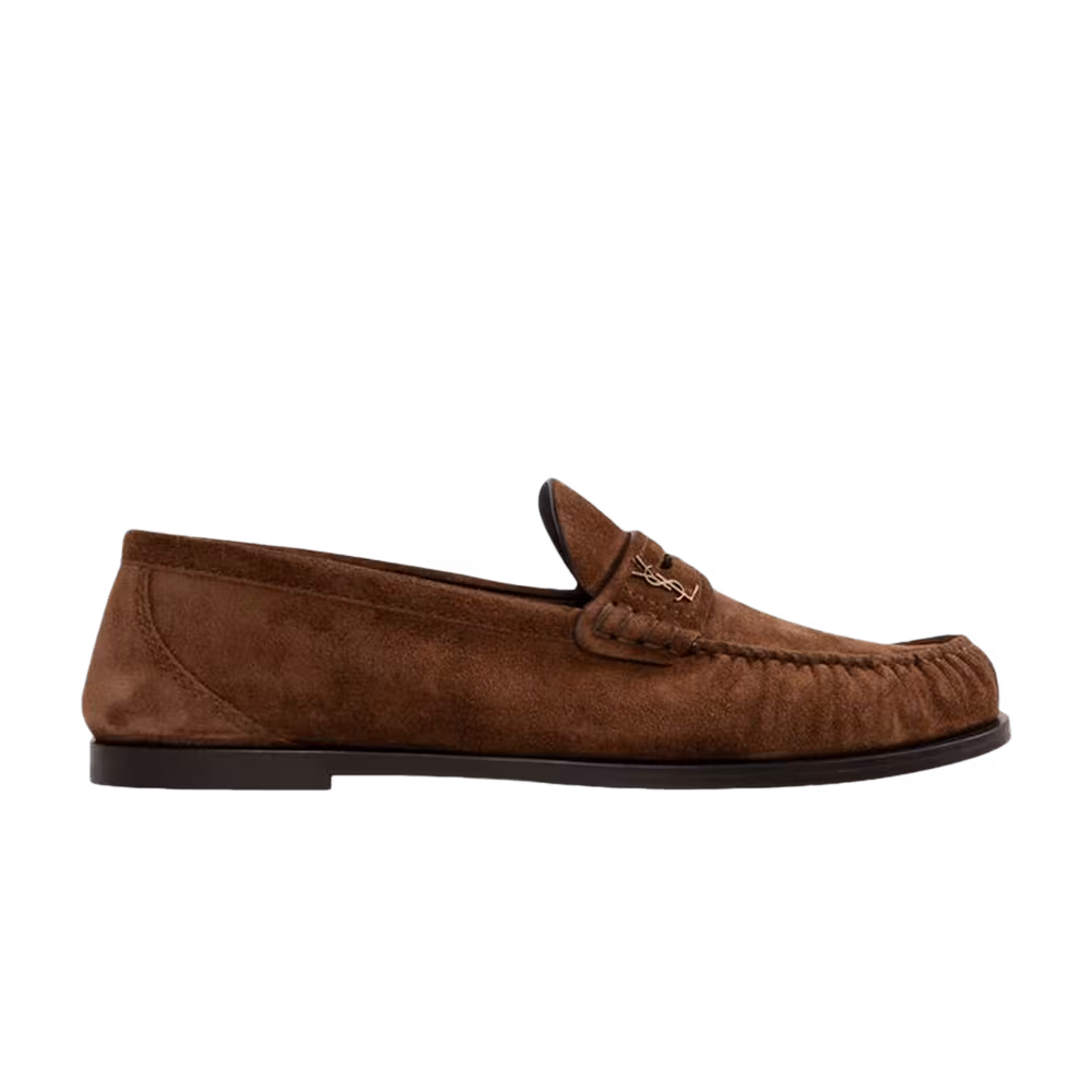 Saint Laurent Le Loafer Penny Slippers Snuff