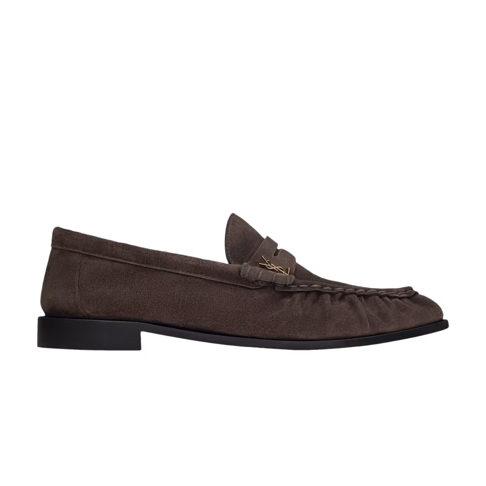 Saint Laurent Le Loafer Supple Dark Brown