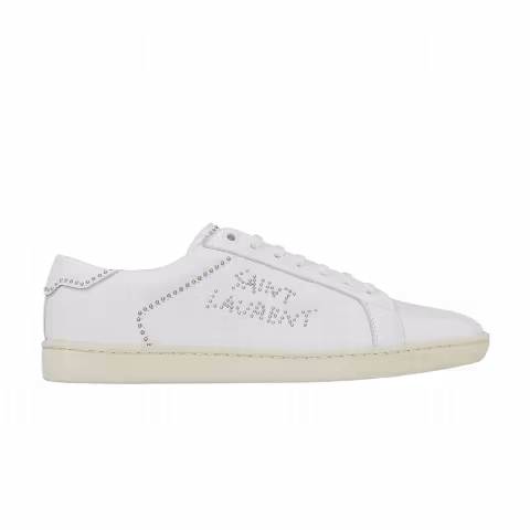 Saint Laurent Wmns SL-08 'Blanc Optique Studded'
