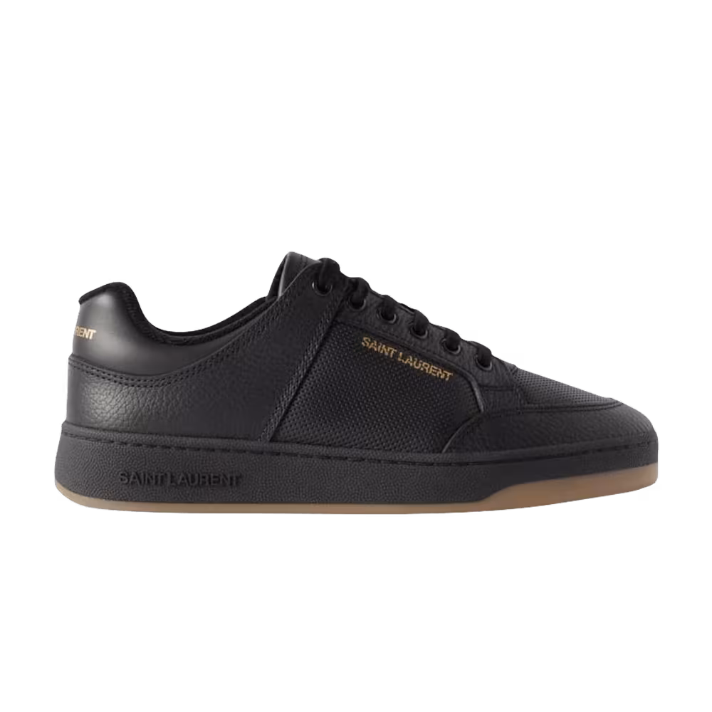 Saint Laurent SL-61 Low Black Gum Perforated