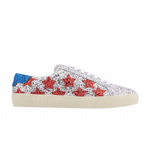 Saint Laurent Wmns Court Classic Low 'Glitter Star'