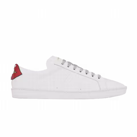 Saint Laurent Signature Court Classic Lips SL/01 Low Top Sneaker 'White'