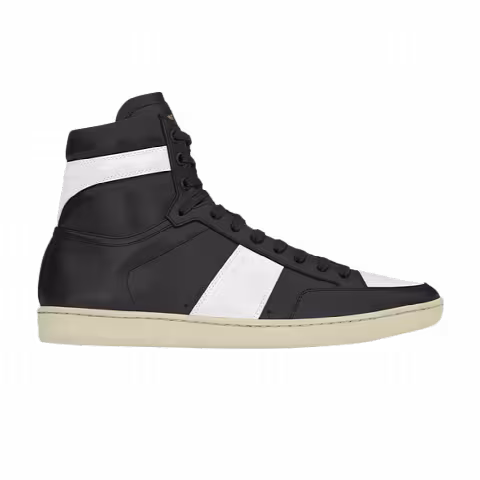 Saint Laurent Signature Court Classic SL/10H High Top Sneaker 'Black White'