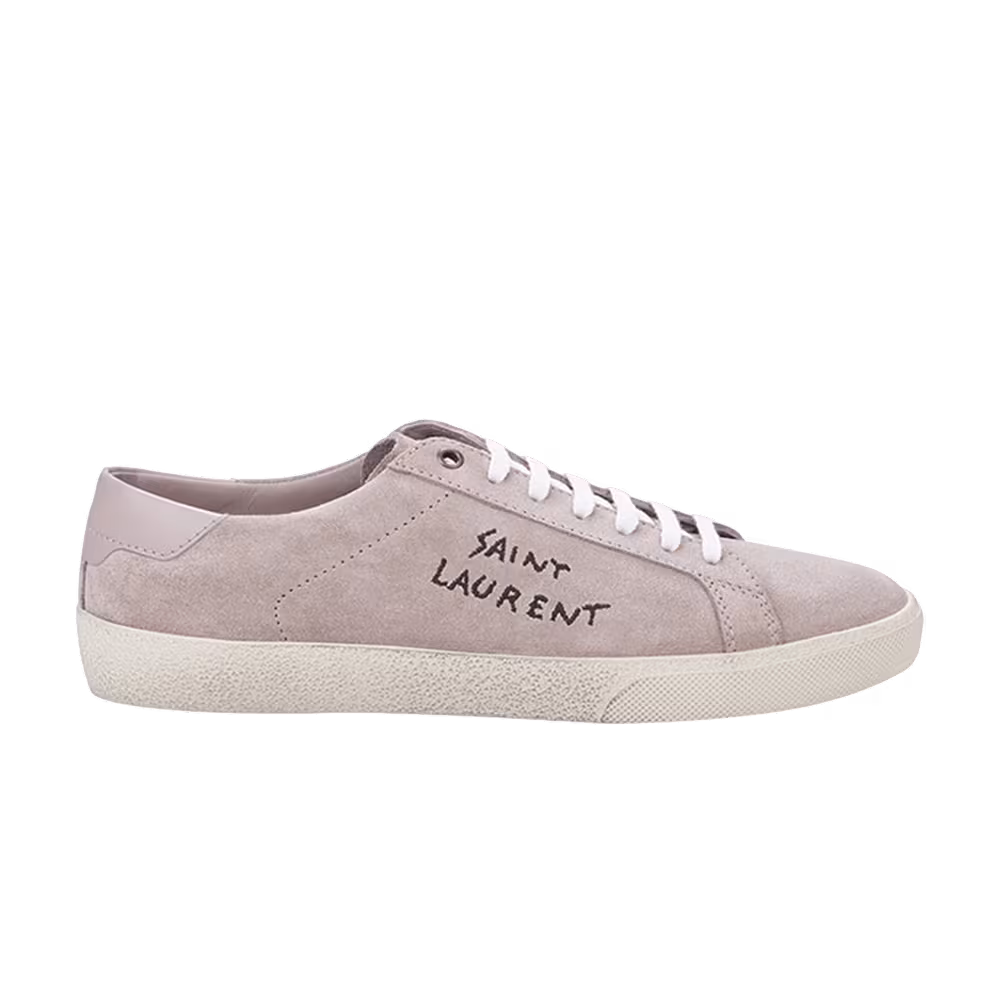 Saint Laurent Court Classic Low Suede Rose