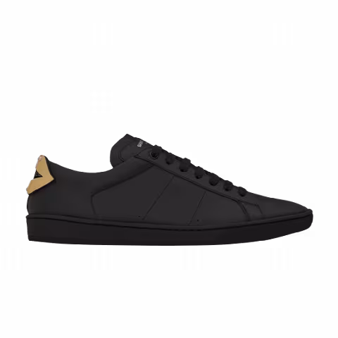 Saint Laurent Signature Court Classic Lips SL/01 Low Top Sneaker 'Black Gold'
