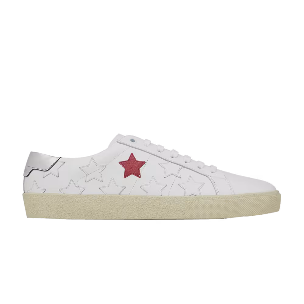 Saint Laurent Court Classic SL-06 California Low Stars - Bright White