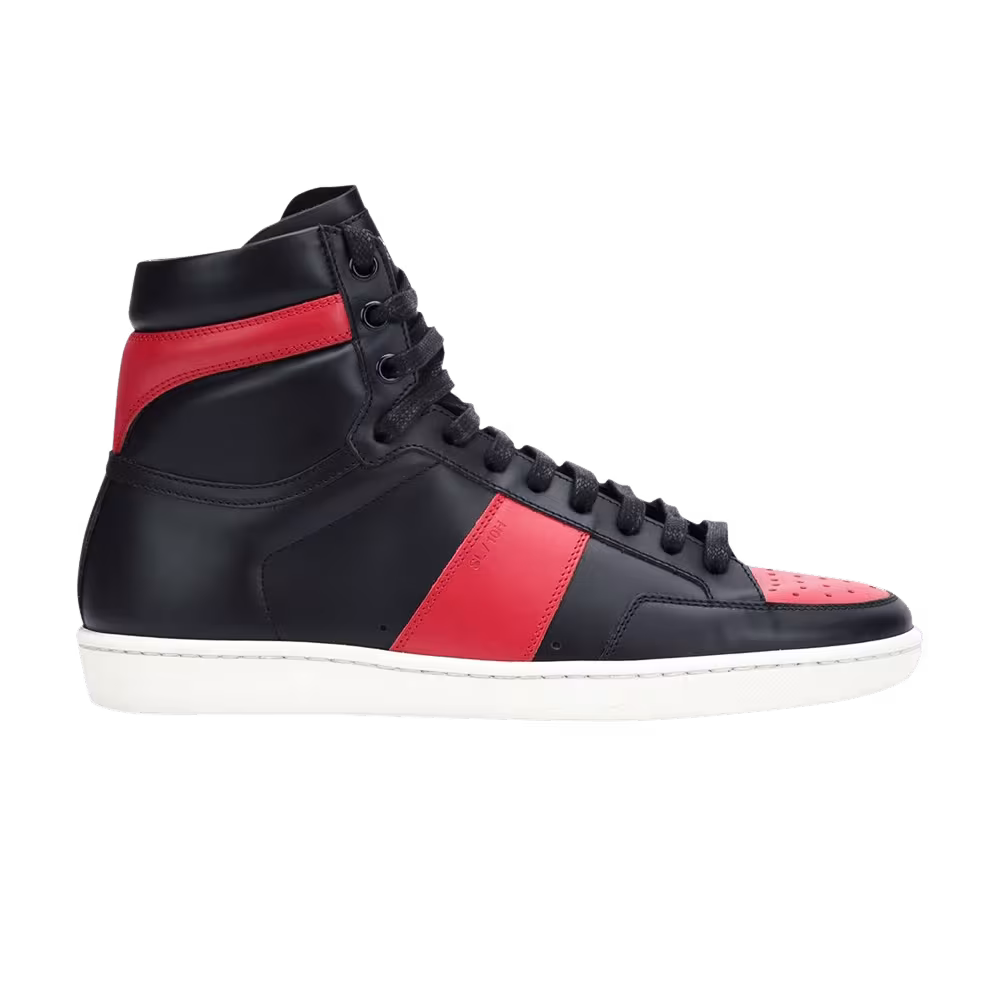 Saint Laurent Signature Court Classic SL/10H High Black Red