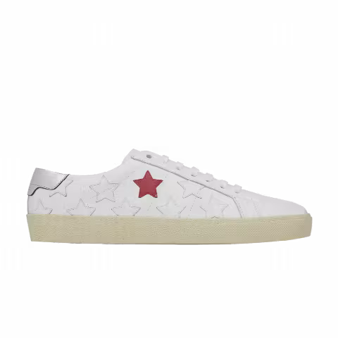 Saint Laurent Wmns Court Classic SL/06 Low 'White Pink Stars'