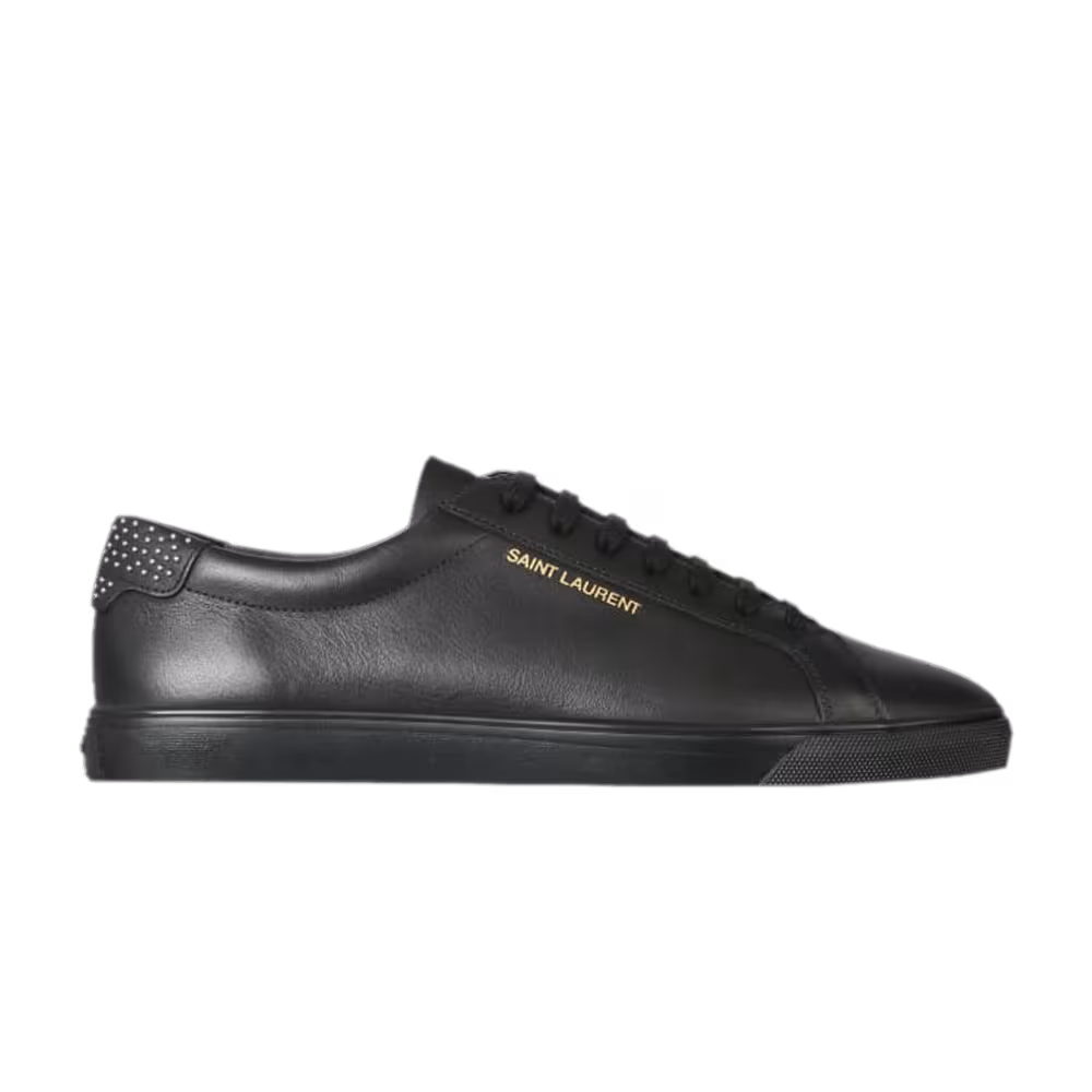 Saint Laurent Court Classic SL/10 Low Black Rhinestone