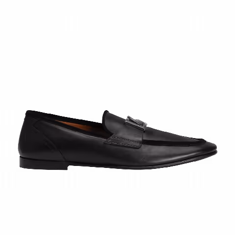 Saint Laurent Dolce & Gabbana Logo Plaque Loafer 'Black'