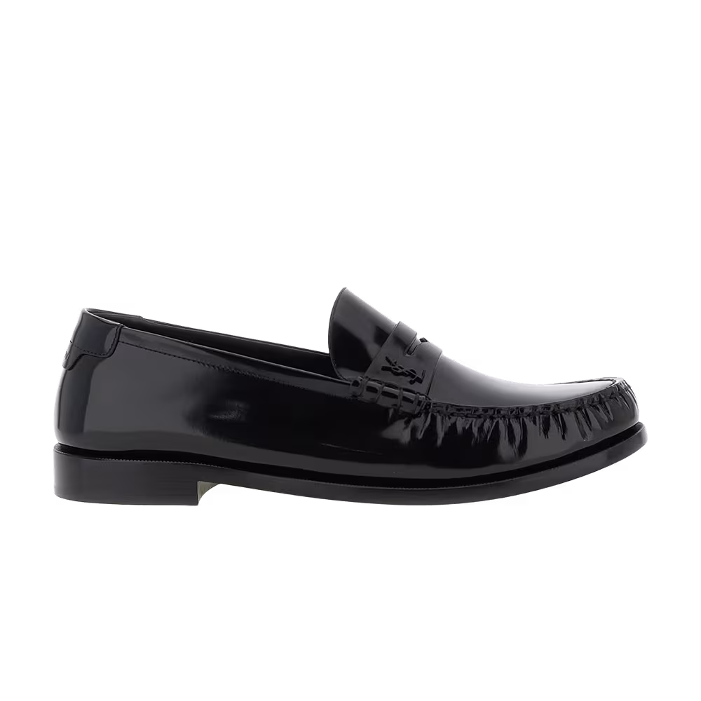 Saint Laurent Logo Detail Lofer Black