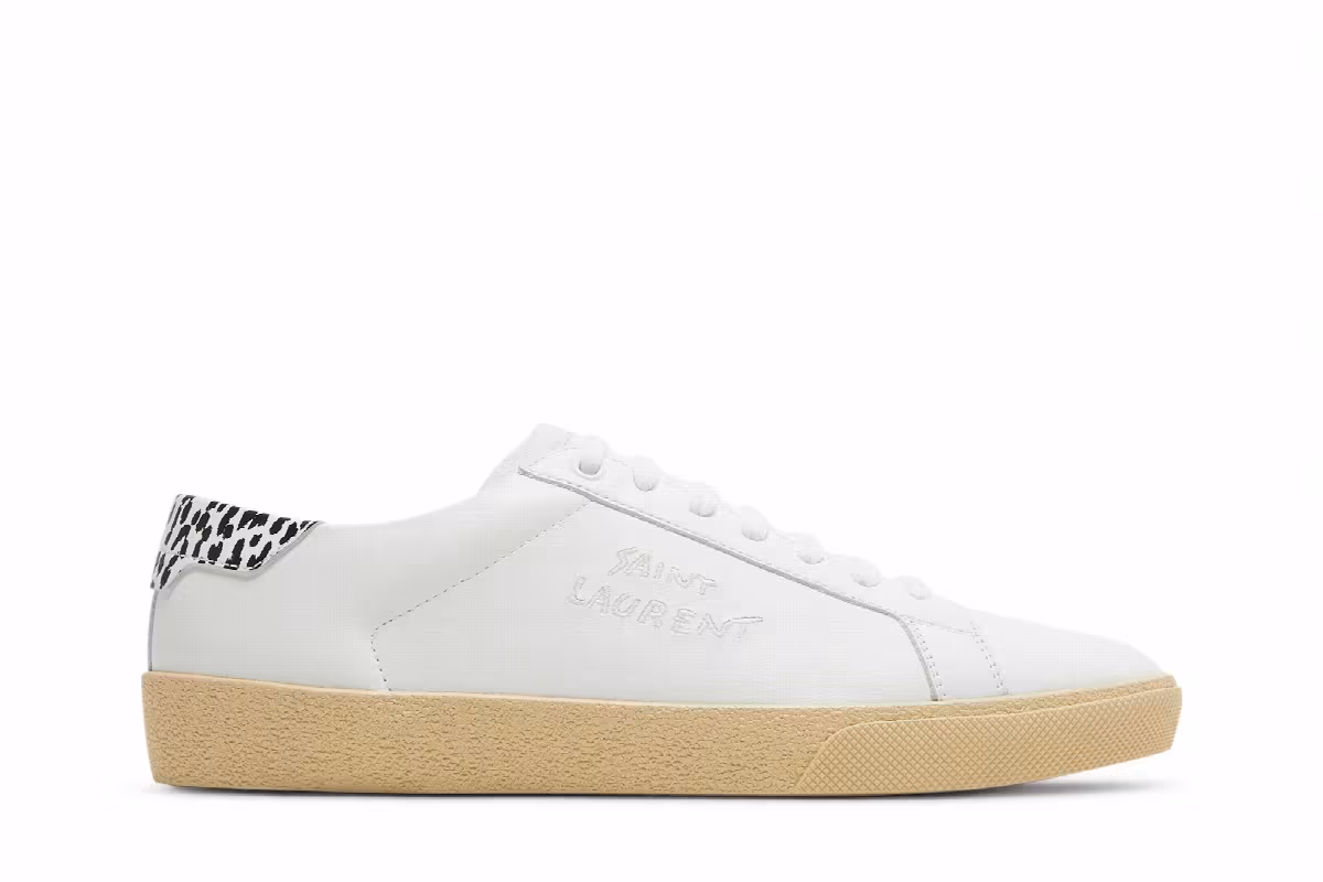 Saint Laurent SL-06 Court Leather Leopard, view 2