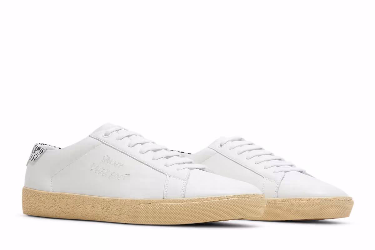Saint Laurent SL-06 Court Leather Leopard, view 9
