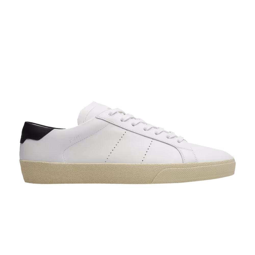 Saint Laurent Women's Court Classic SL-06 White Black