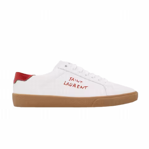 Saint Laurent SL-06 Court Leather 'White Red'